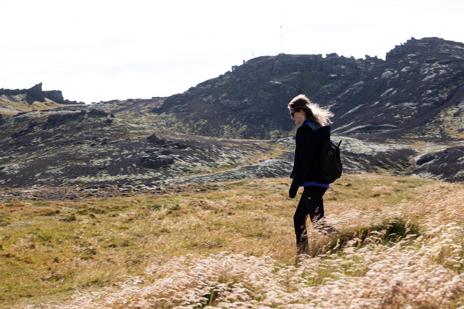The Red Flag: Hiking Up Þorbjörn On The Reykjanes Peninsula
