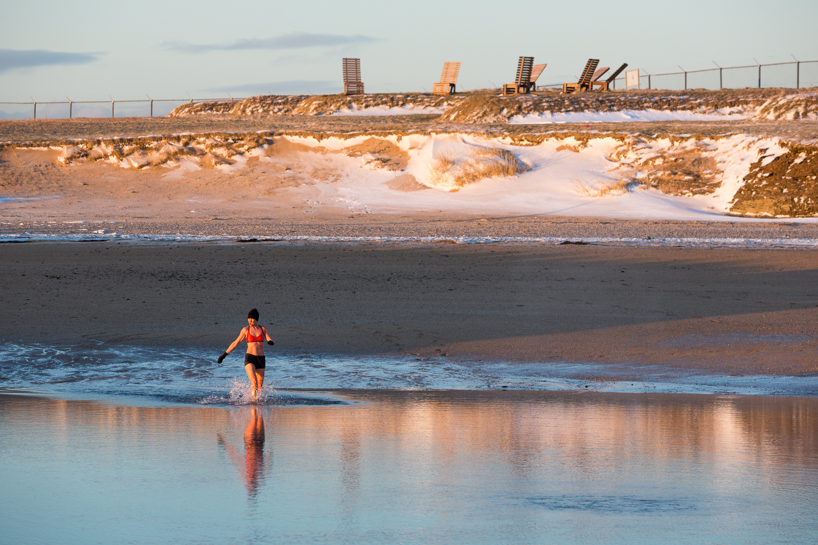 January: Not Too Cold For Sea Swimming