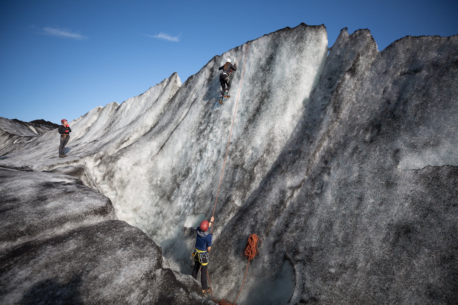 Over Blue Ice: A Day Spent Hiking And Climbing On Sólheimajökull Glacier