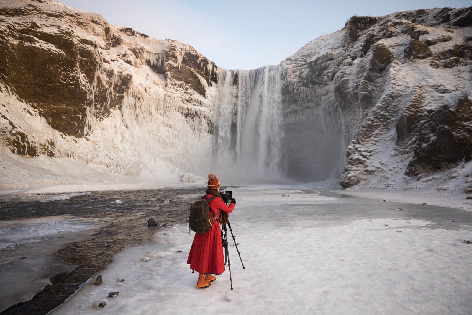 Race Against The Sun: The Icy Wonderland Of Skógafoss And Jökulsárlón