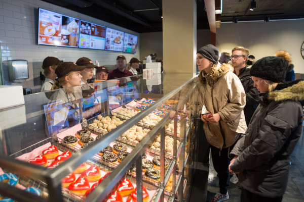 Dunkin' Donuts open in 101 Reykjavík, 2015 by Art Bicnick