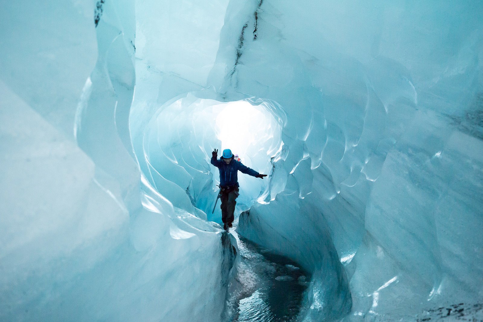 A Glacial Cliffhanger: Walking Like A Cowboy On Sólheimajökull Glacier