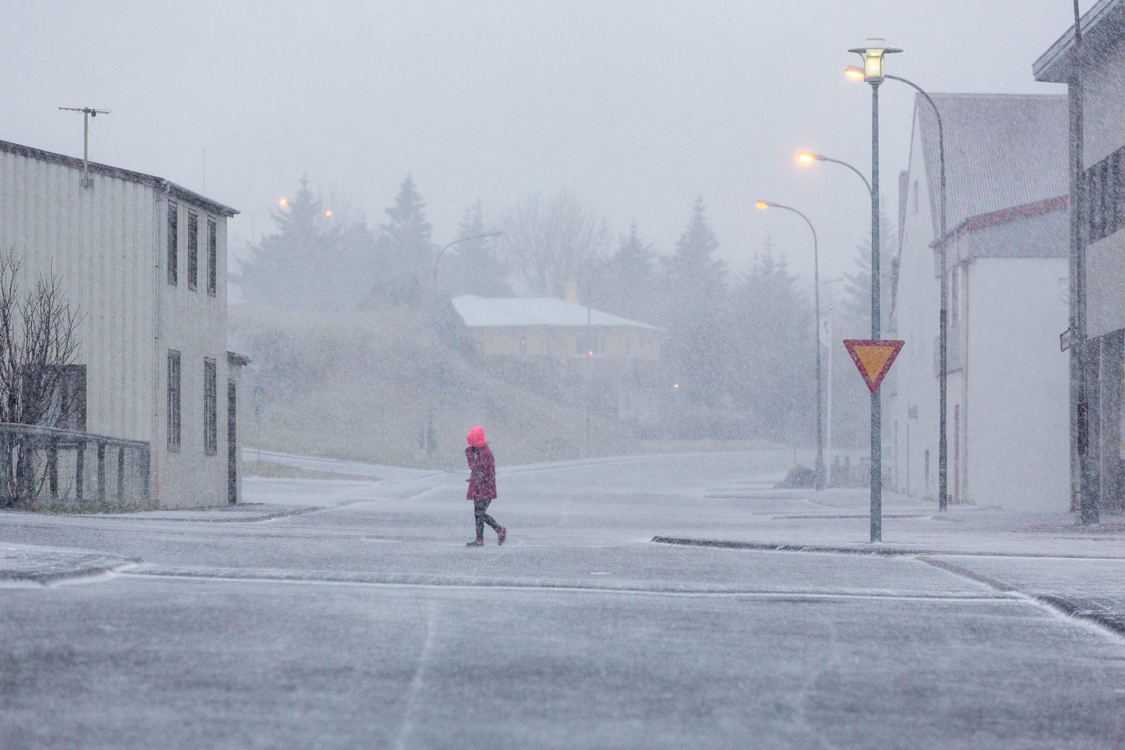 Snow Comes To North And East Iceland