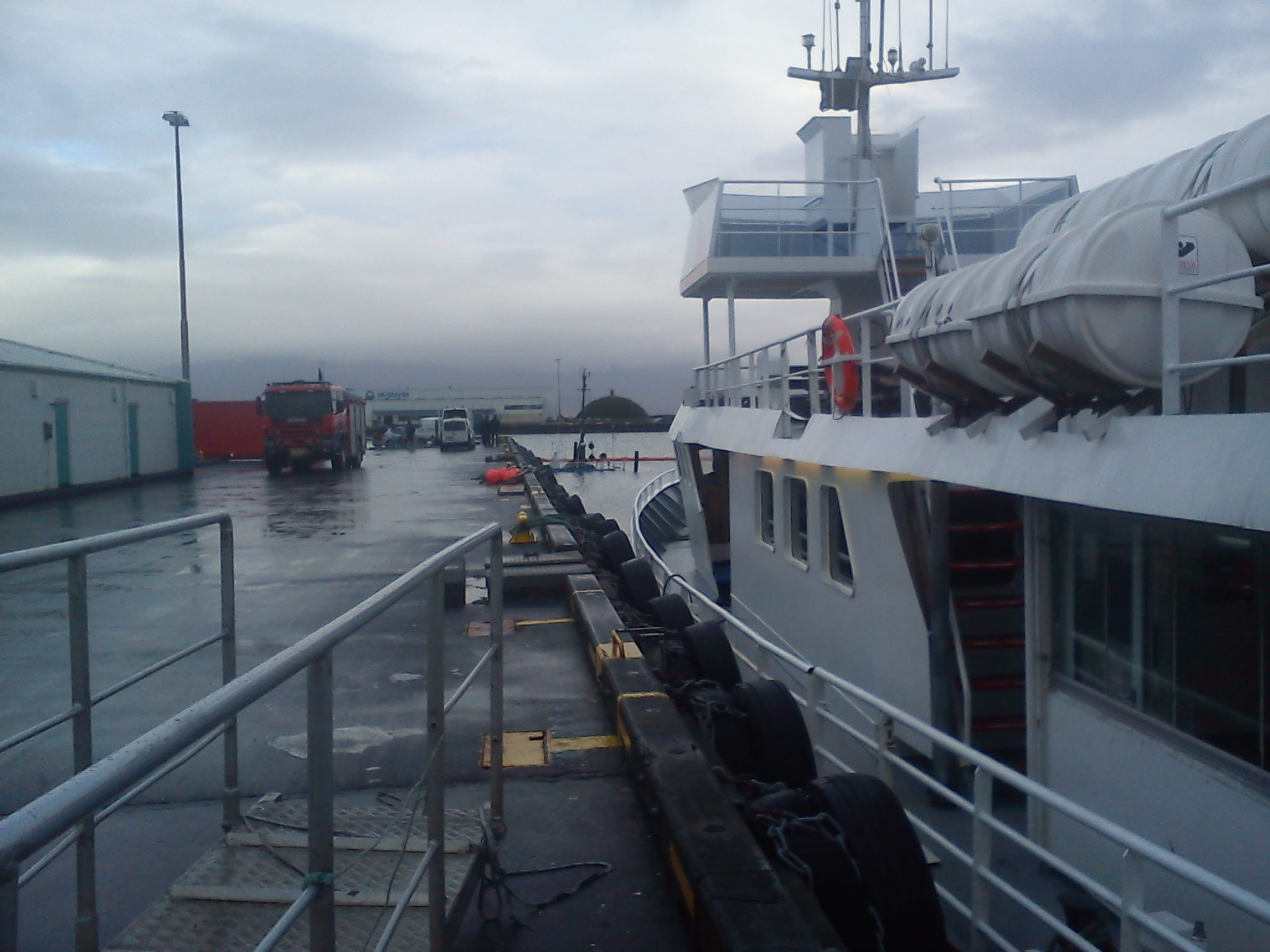 Ship Sinks In Reykjavík Harbour