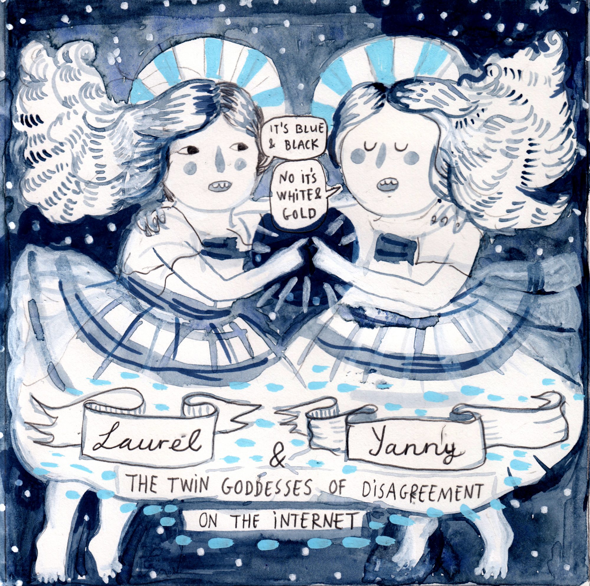 Cartoons: Laurel vs. Yanny & Hand Cramps with Lóa & Elín