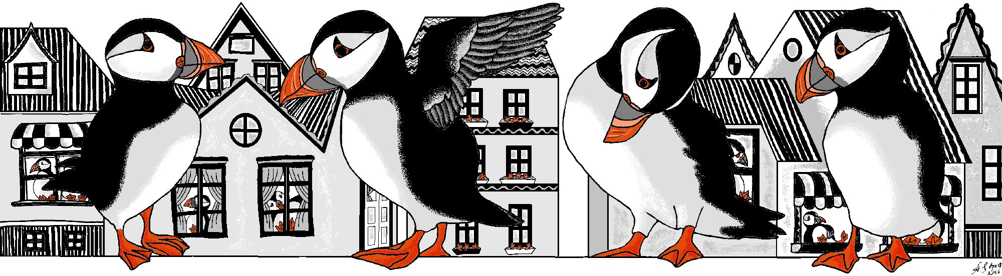 Puffins Gone Wild