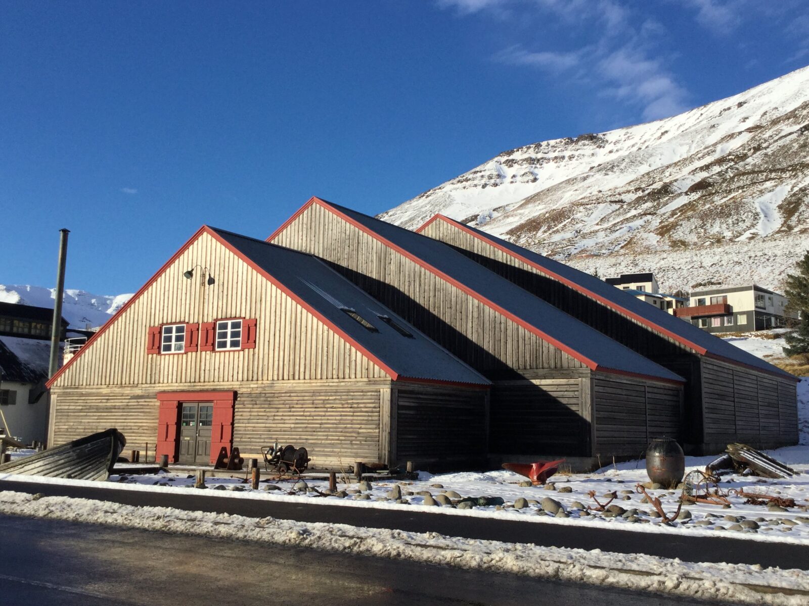 Snow Came Early To Siglufjörður