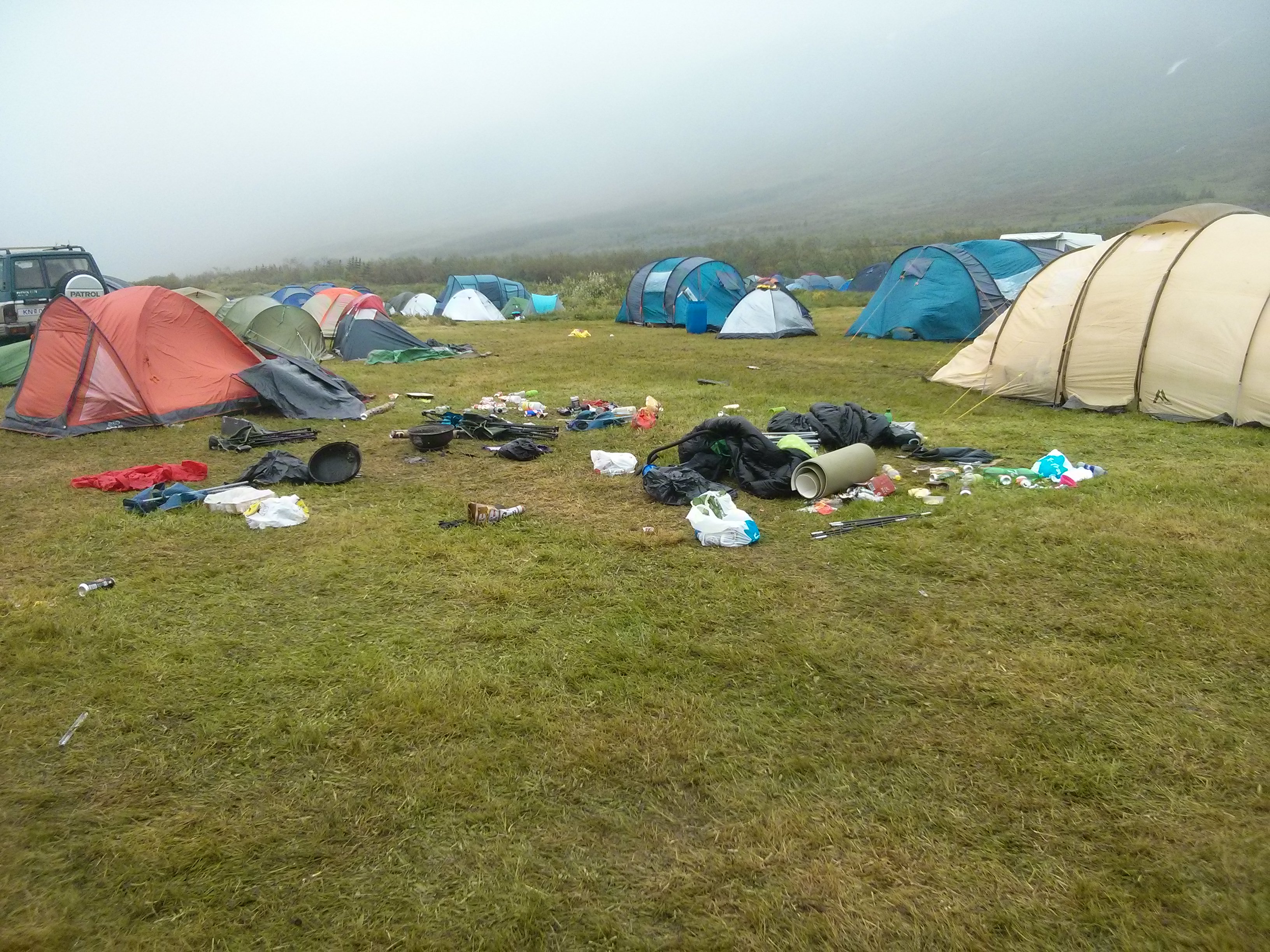 Eistnaflug Camp Site Swamped, Egilsbúð Opens Its Doors