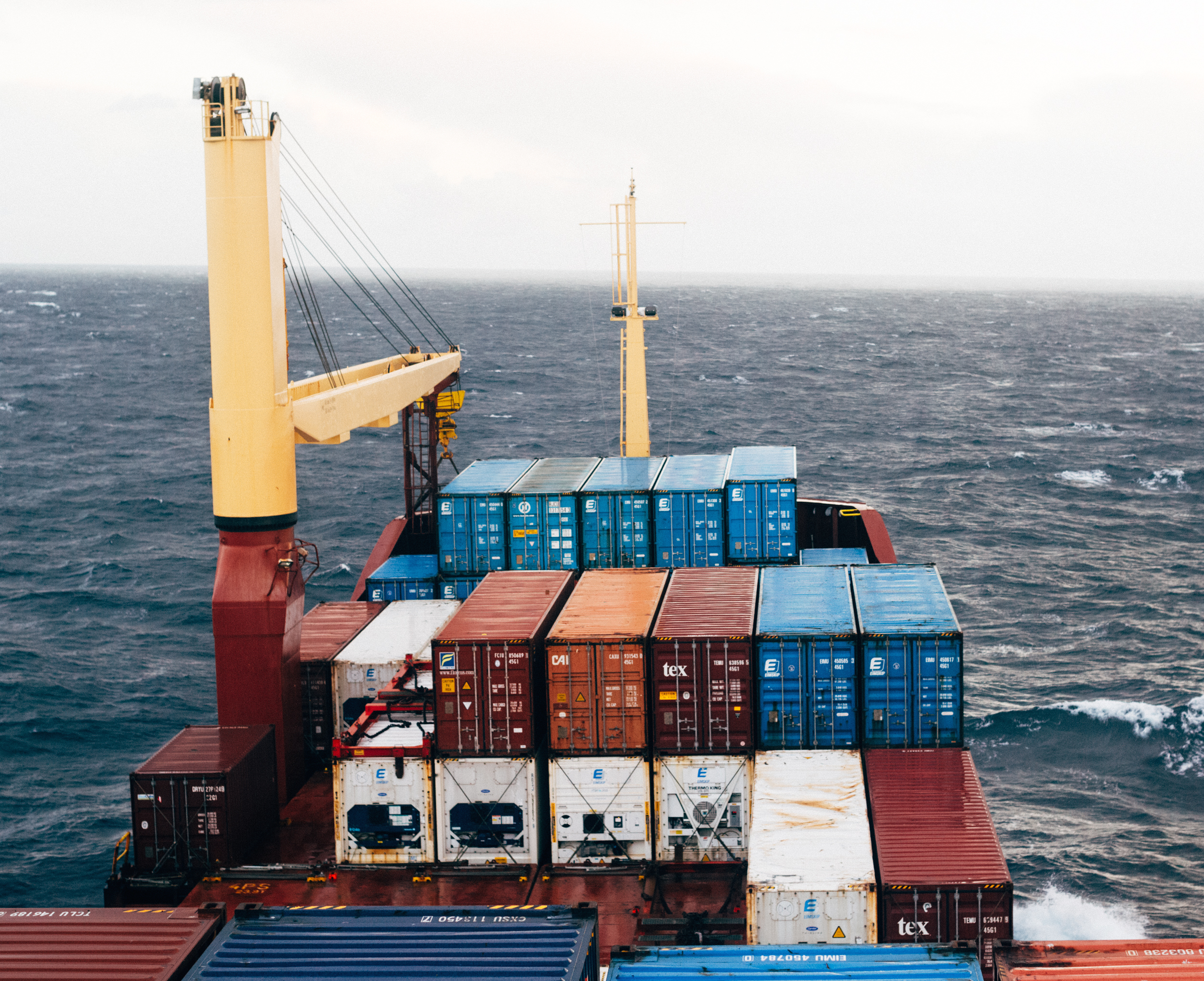 Artist Documents Seagoing Life Aboard Icelandic Cargo Ship