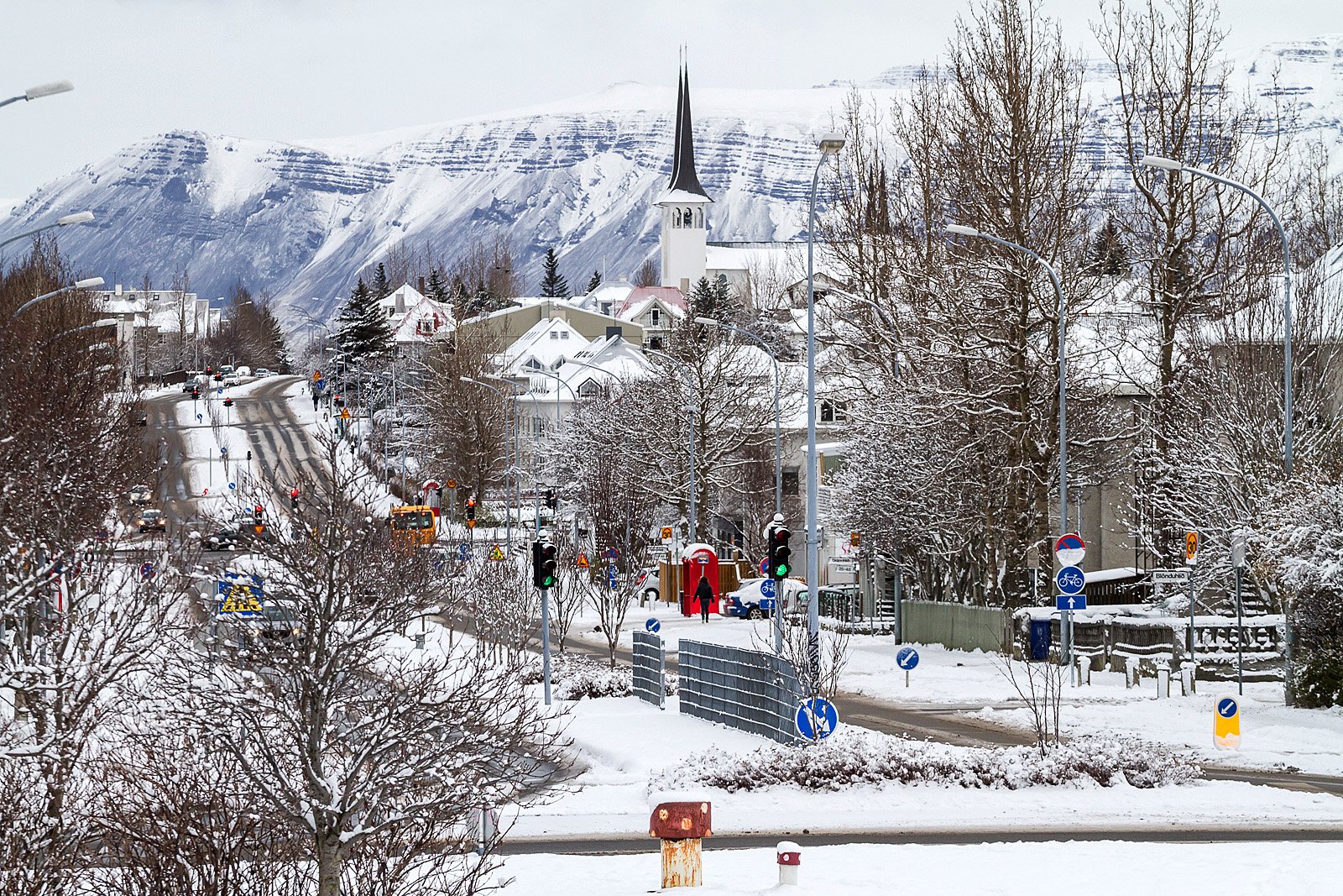 Reykjavík’s First Snow – PHOTOS