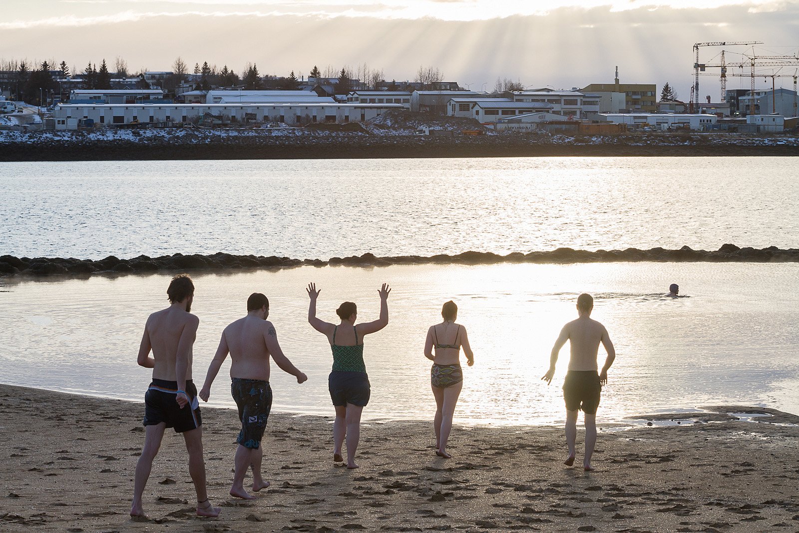Photos: Winter Swimming In Reykjavík