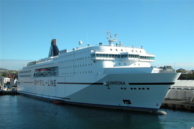 Smyril Line Ferry Arrives In Iceland