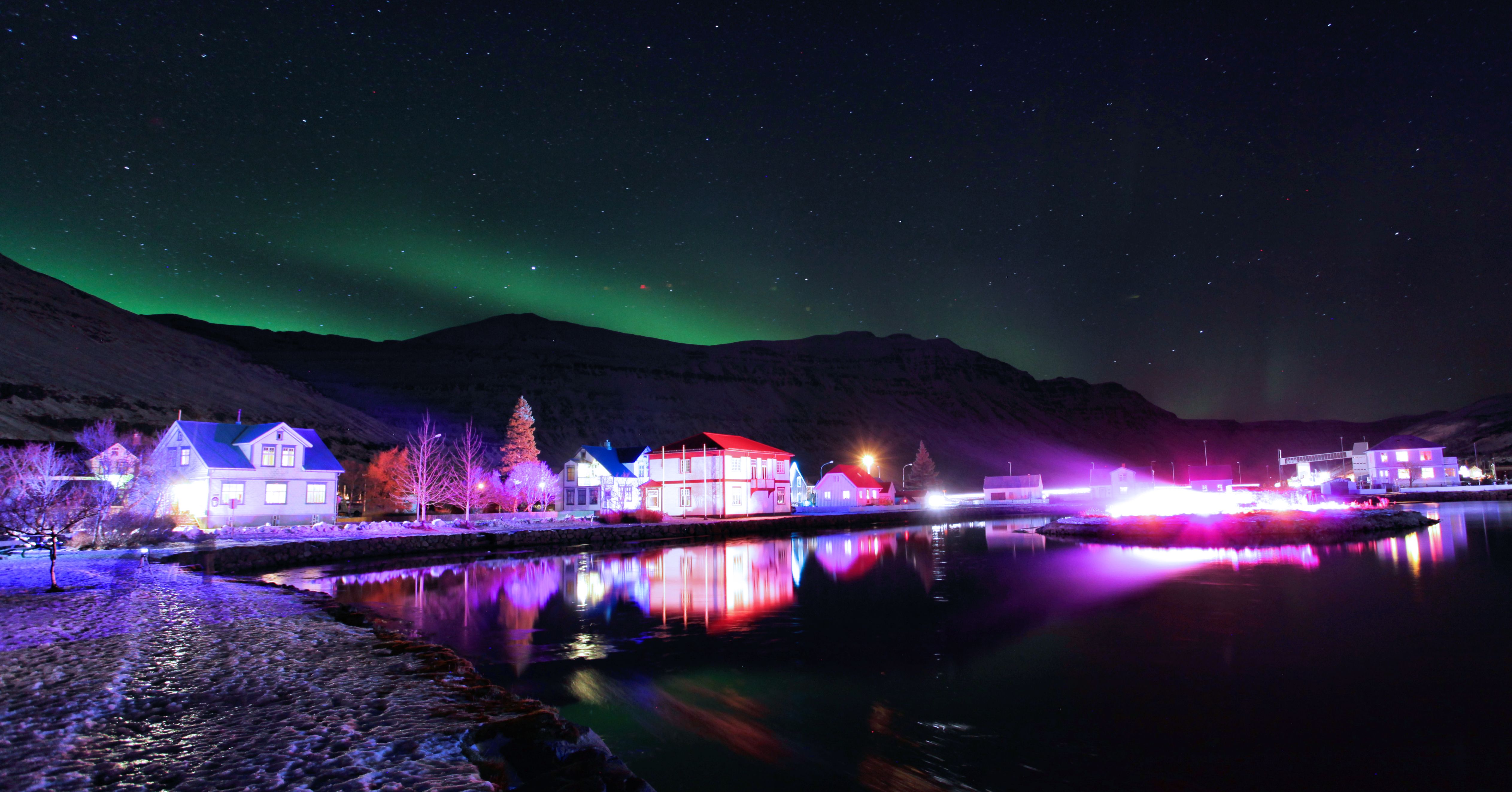 Photos: List í Ljósi Festival Lights Up Seyðisfjörður
