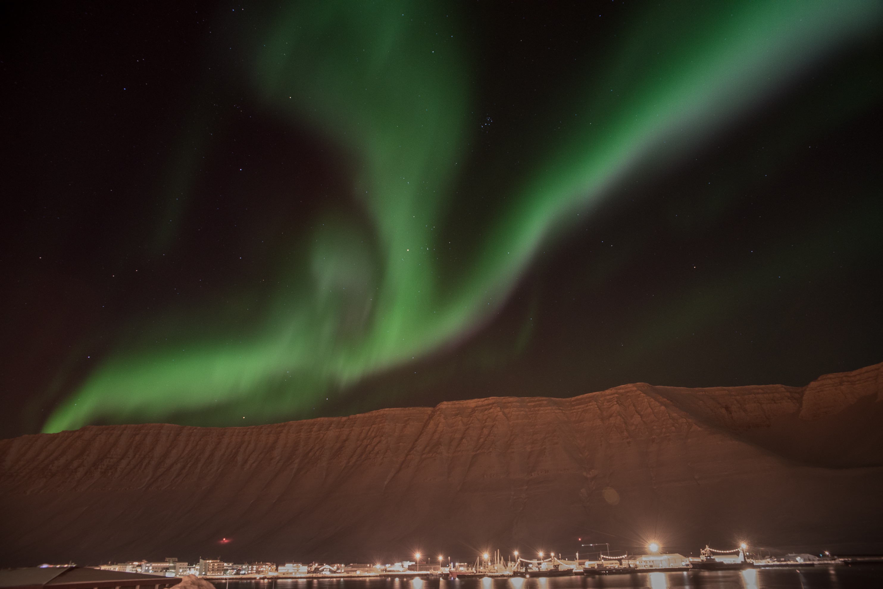 Aurora Over Ísafjörður