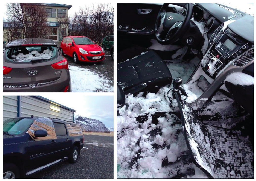 Tourists Rentals Pelted By Rocks, Cars Fill With Snow