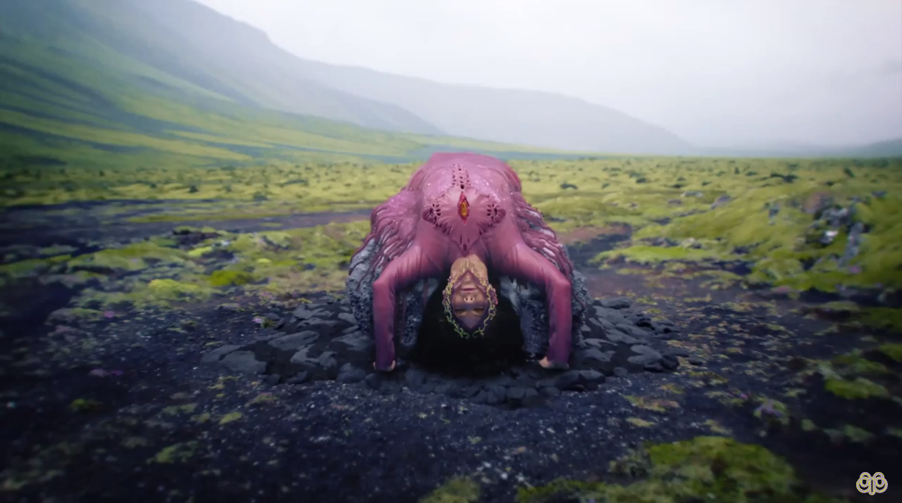 Björk Unveils “Moving Album Cover,” Escapes From Stone Prison