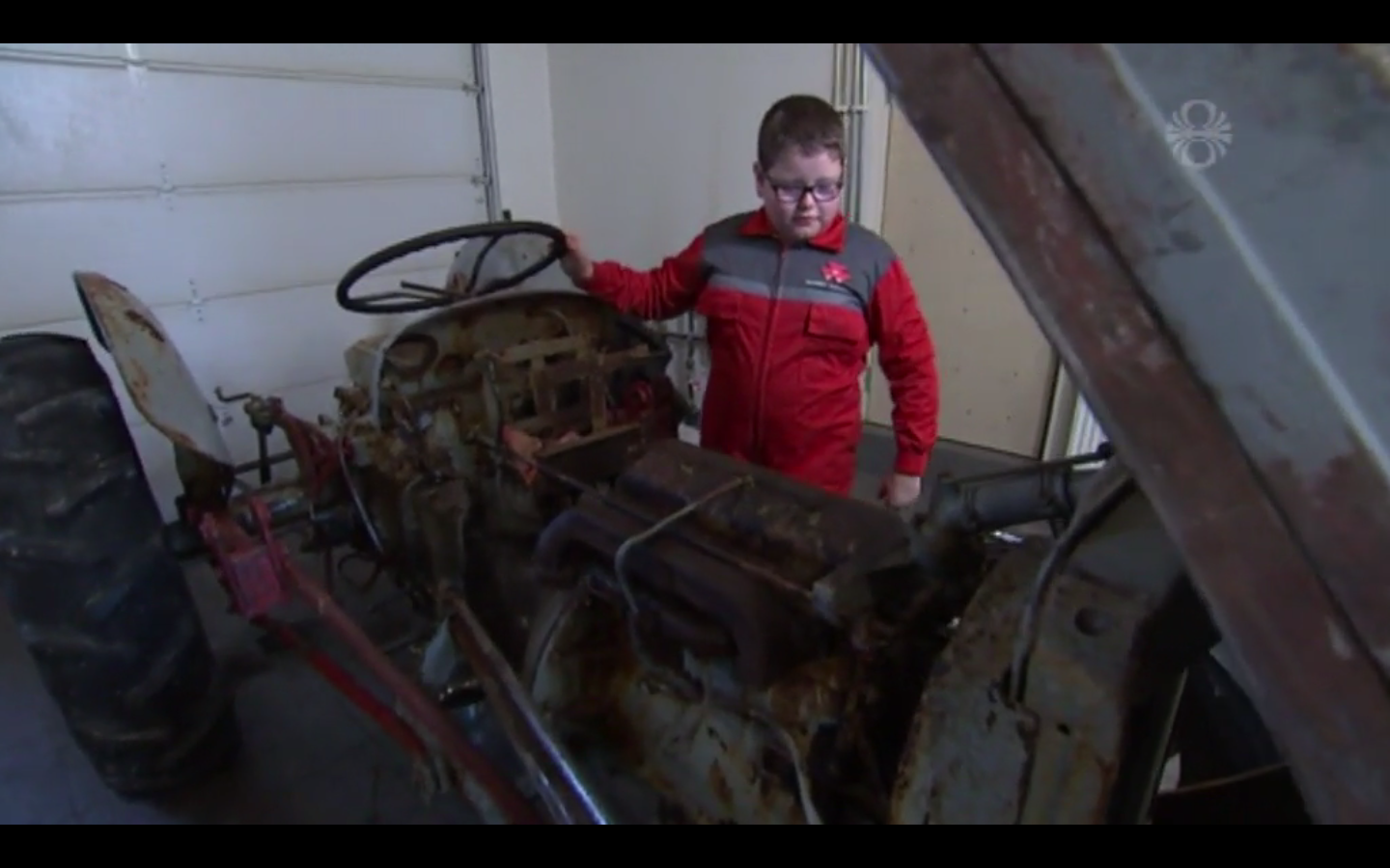 Icelandic Kid Restoring Old Tractor Because He’s Awesome