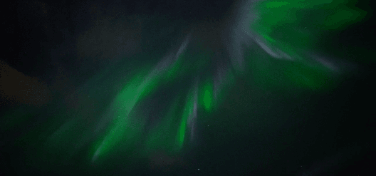 Intense Northern Lights Over Reykjavík Captured On Film