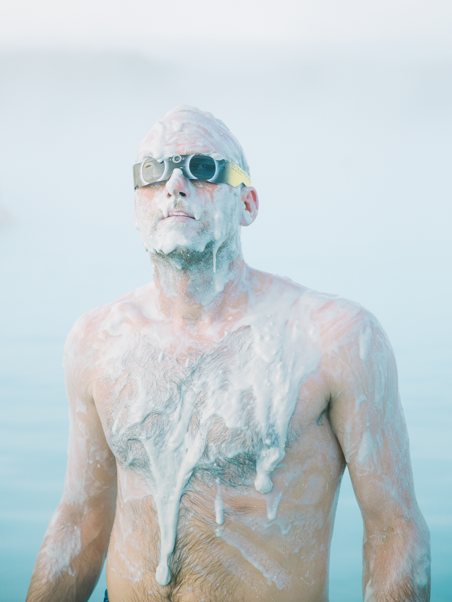 Hundreds Gathered To See Eclipse At Blue Lagoon