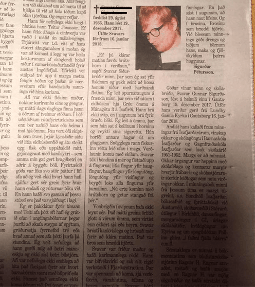 Picture Of Ed Sheeran Published By Mistake With Icelandic Obituary