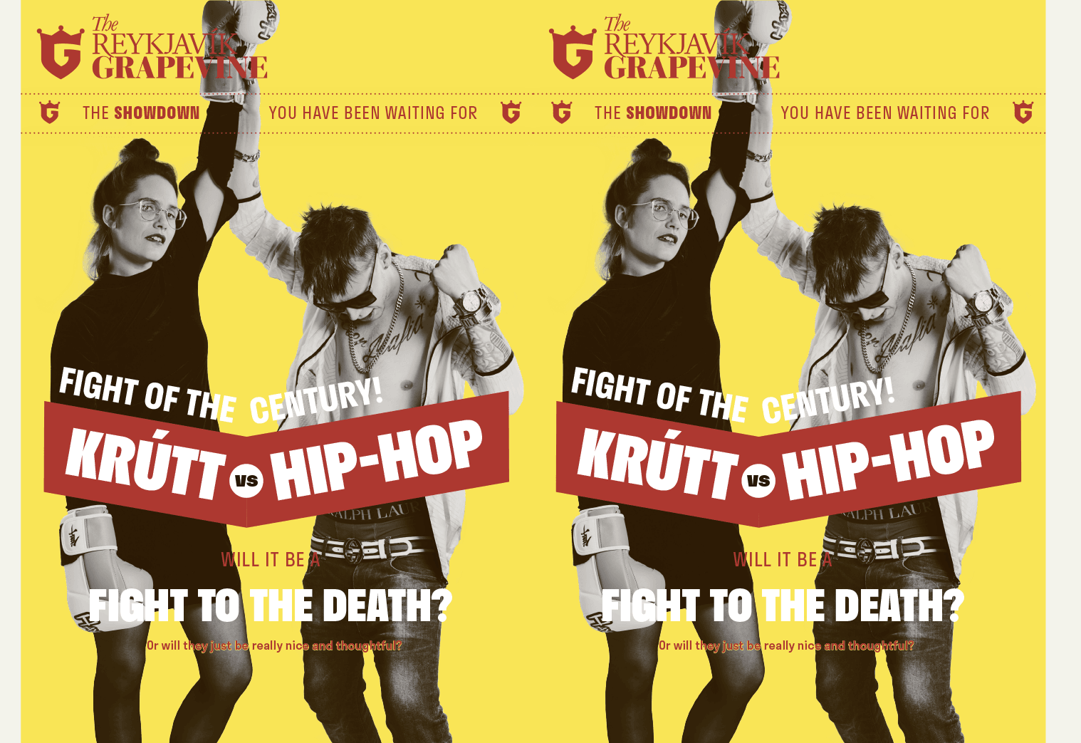 Krútt Vs. Hip-Hop: The Fight You’ve Been Waiting For