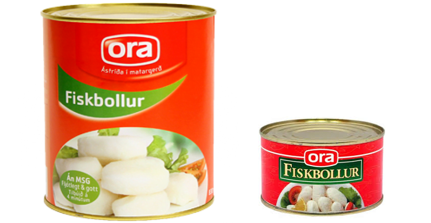 Icelandic Food: Fish Balls In A Tin