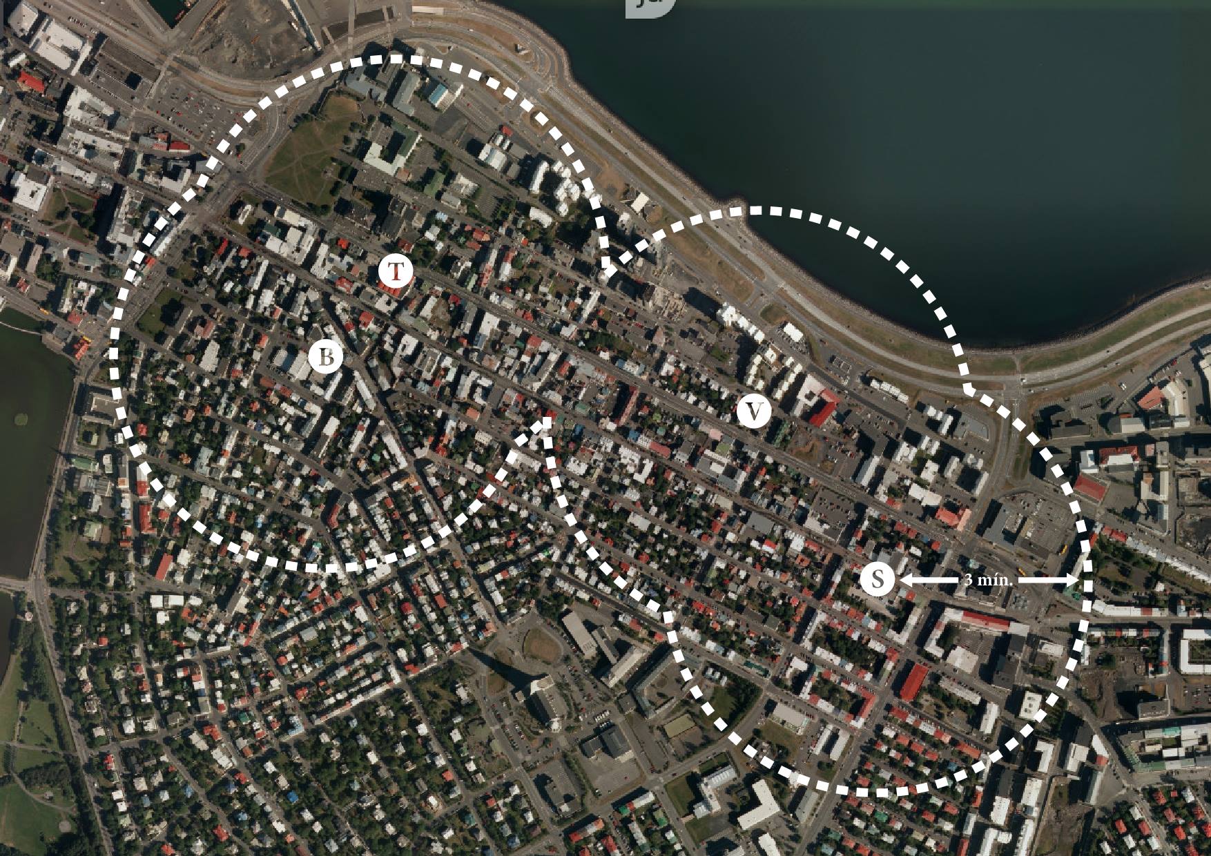 3 Minutes: The Longest You Will Ever Walk From A Parking Garage To Laugavegur
