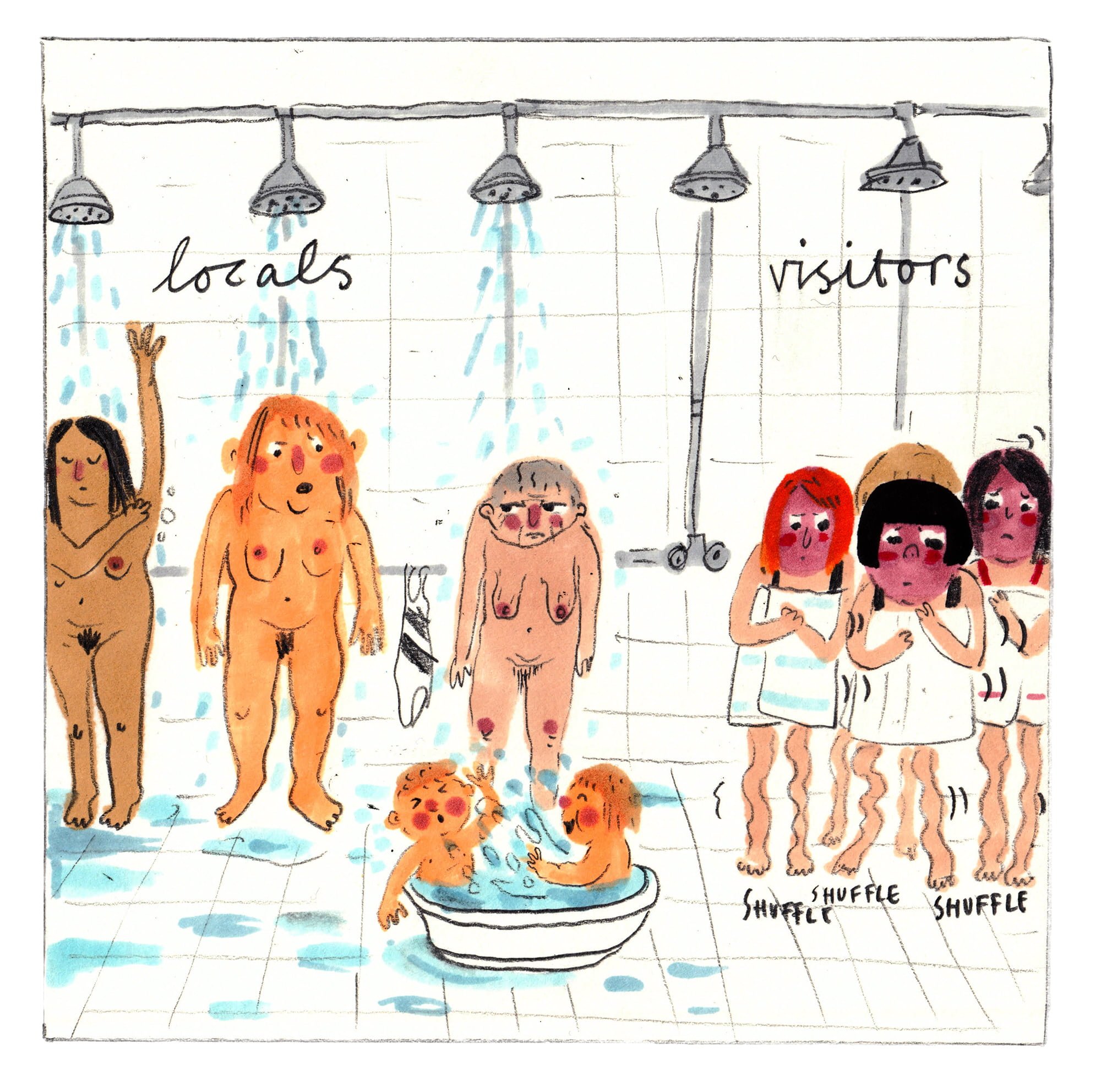 Comics: Cat Hugs And Pool Etiquette From Elín & Lóa