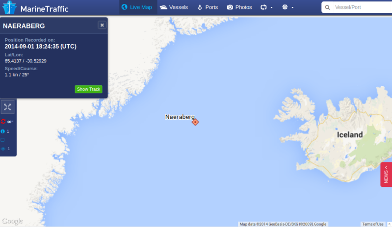 Faroese Ship Bids Iceland Adieu