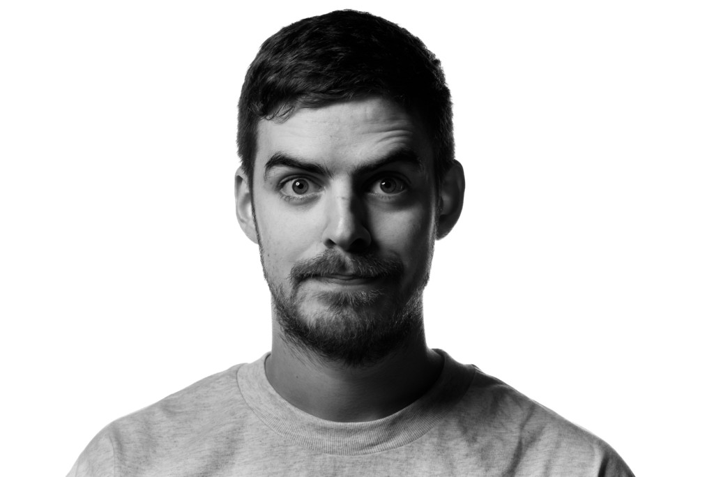 Portrait of Ryan Hemsworth taken backstage during Sónar Music Festival in Reykjavík, Iceland on February 14, 2015. Copyright © 2015. Matthew Eisman. All Rights Reserved