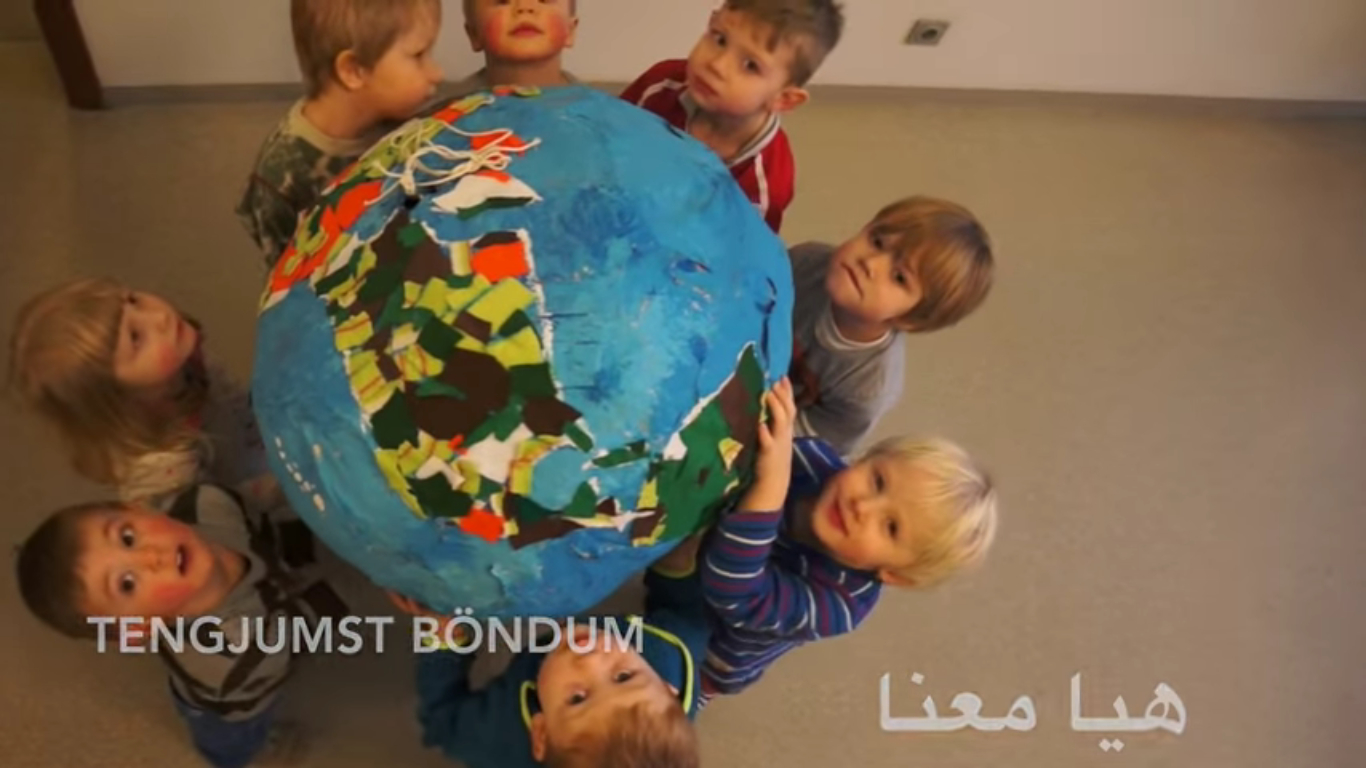 Icelandic Children Greet Refugee Classmate With Arabic Song