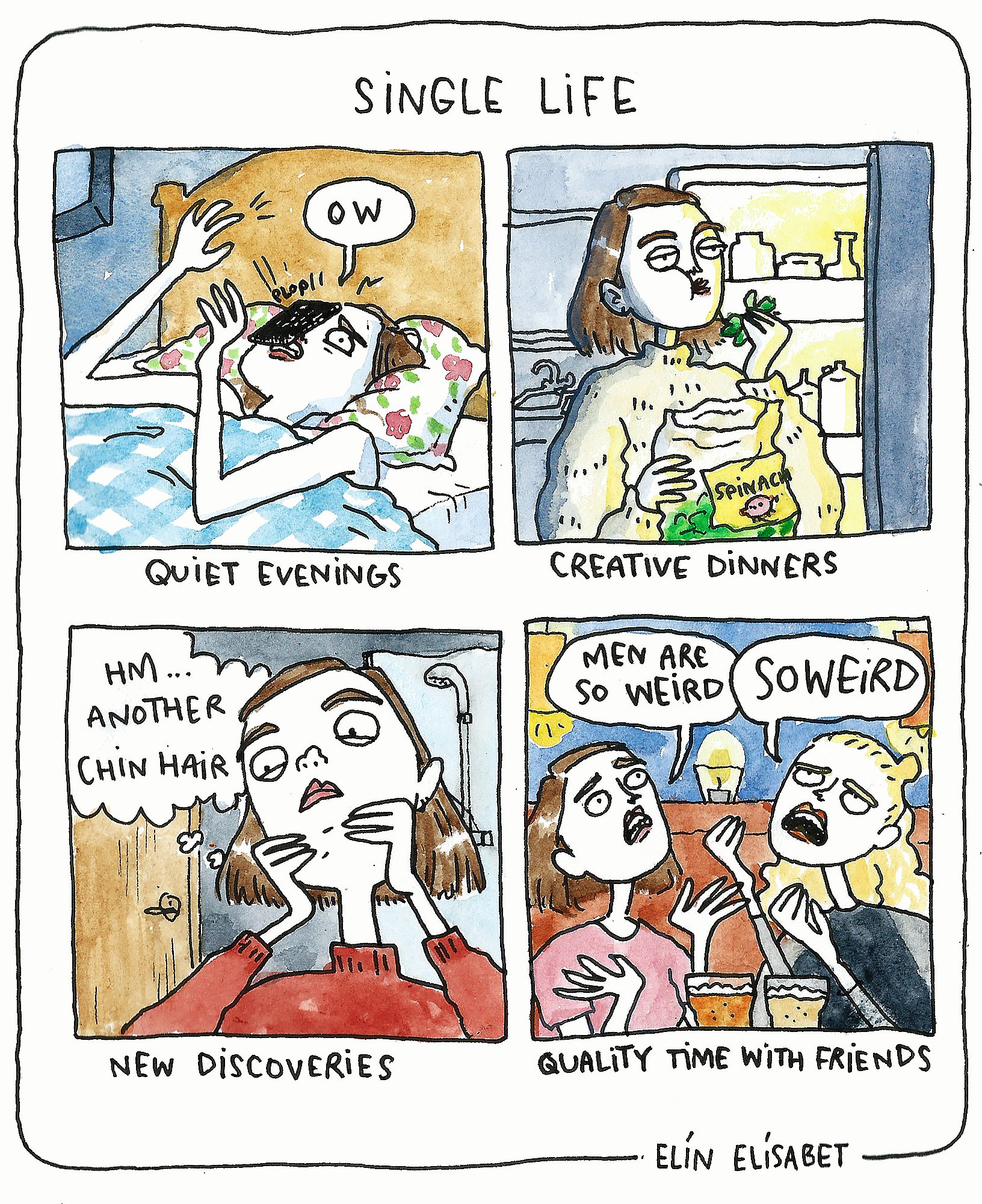 Comics: Single Life & Murder Podcasts From Lóa & Elín Elísabet