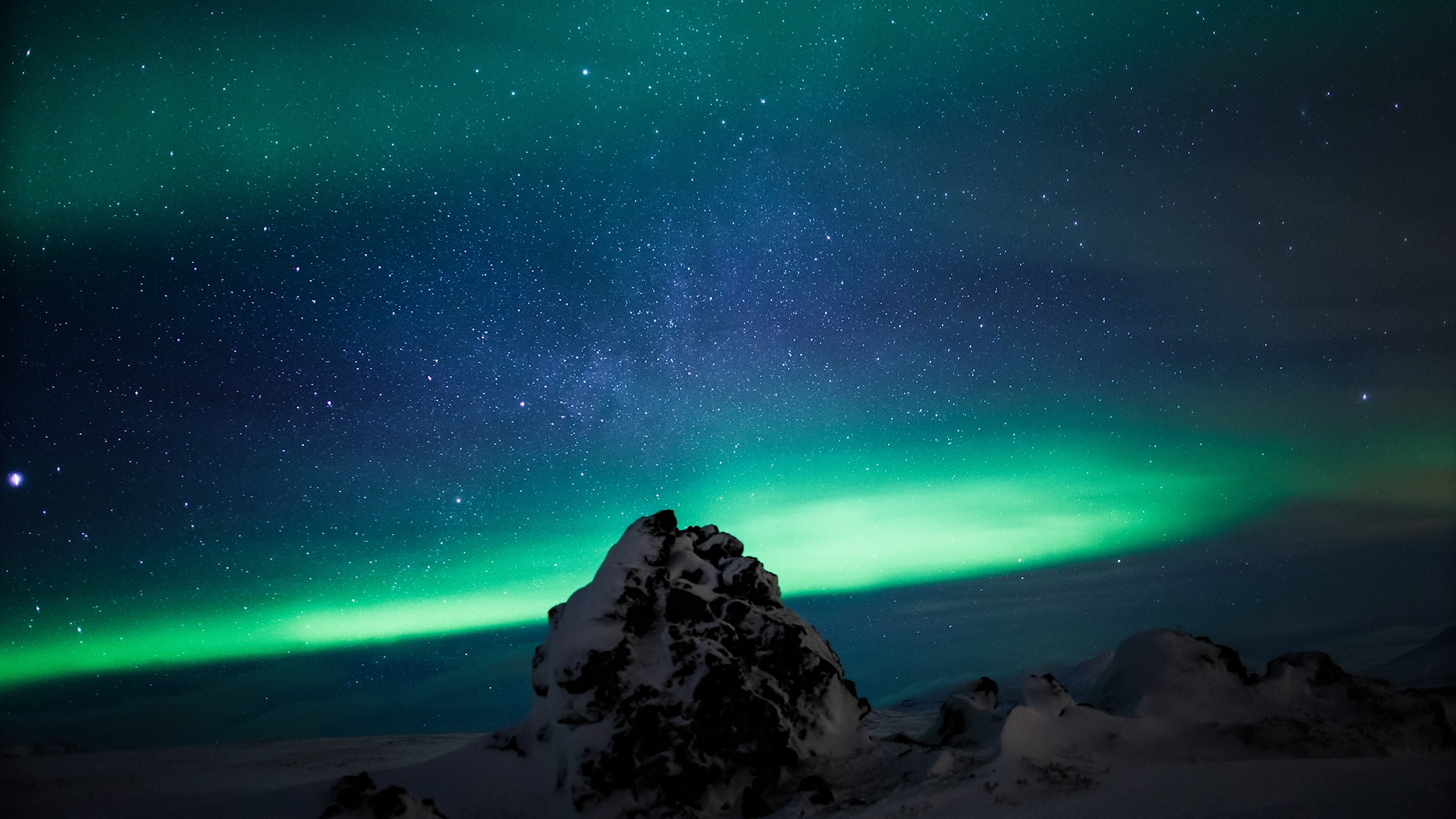 Heild still, aurora borealis