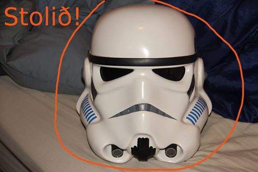 Stormtrooper Helmet Stolen Using The Old Switcheroo