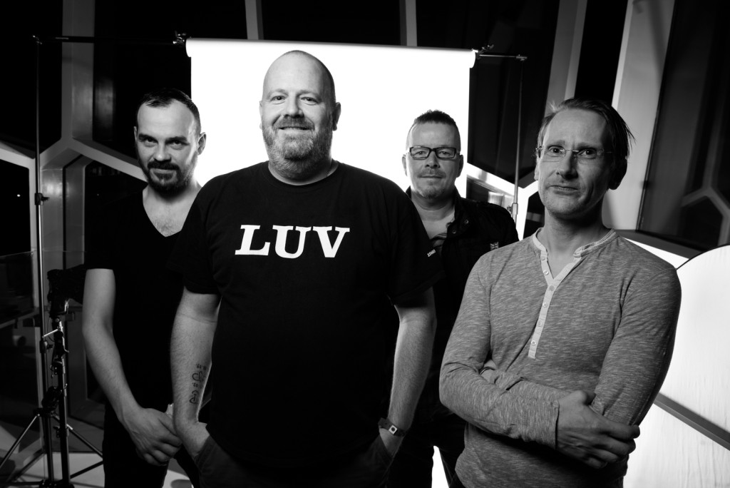 Portrait of the Icelandic band Súrefni taken backstage during Sónar Music Festival in Reykjavík, Iceland on February 13, 2015. Copyright © 2015. Matthew Eisman. All Rights Reserved