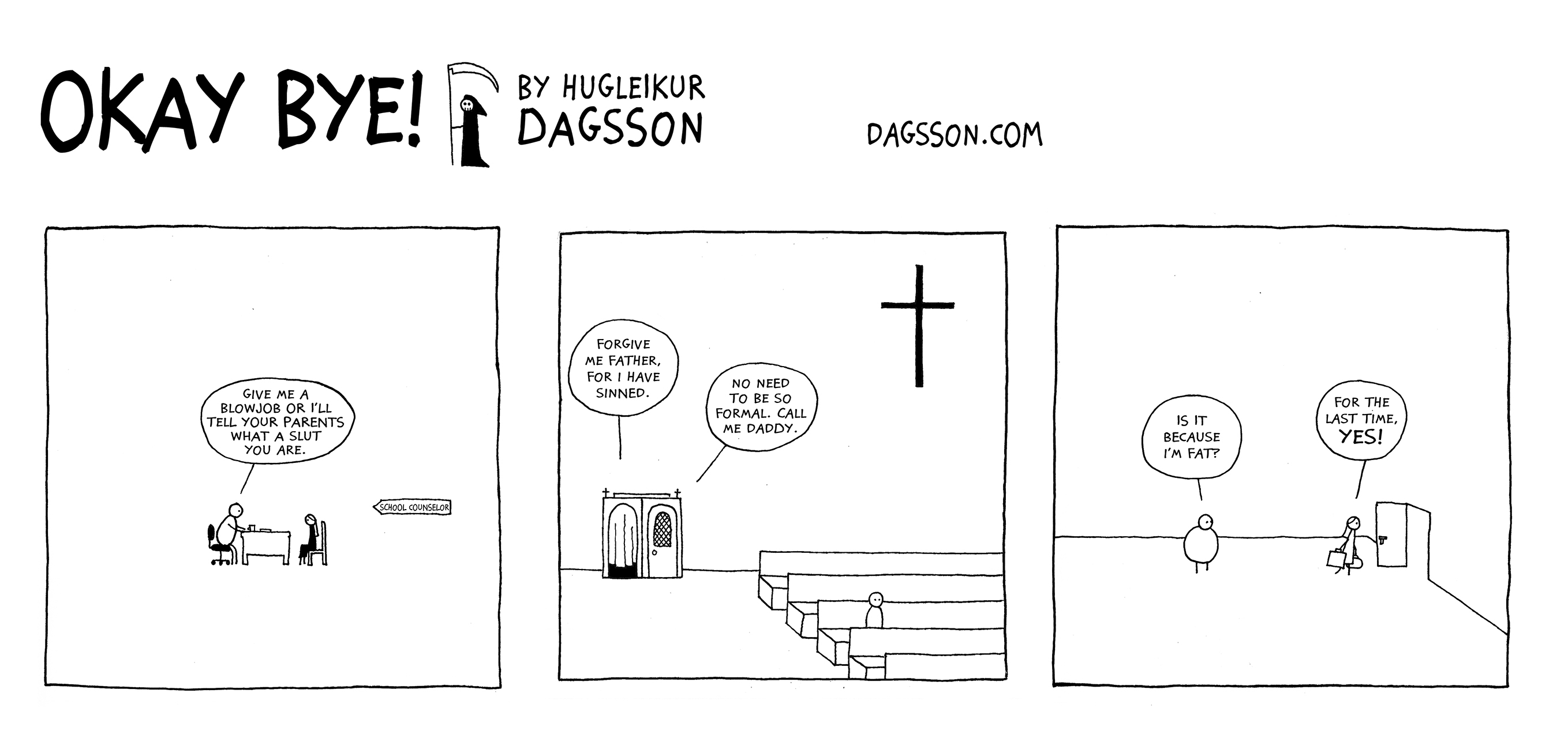 Comic by Hugleikur Dagsson