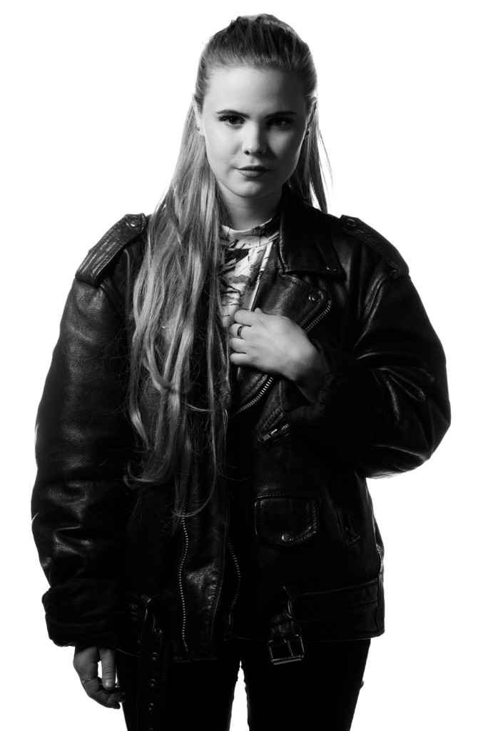Portrait of the Icelandic musician Young Karin taken backstage during Sónar Music Festival in Reykjavík, Iceland on February 13, 2015. Copyright © 2015. Matthew Eisman. All Rights Reserved