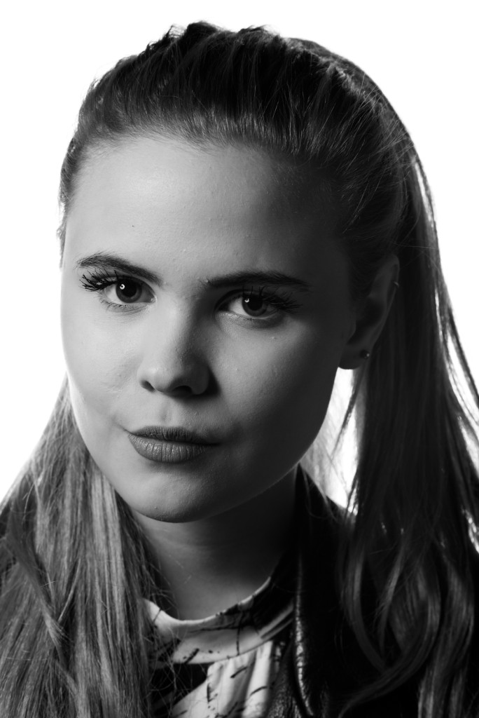 Portrait of the Icelandic musician Young Karin taken backstage during Sónar Music Festival in Reykjavík, Iceland on February 13, 2015. Copyright © 2015. Matthew Eisman. All Rights Reserved