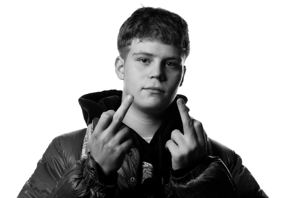 Portrait of Yung Lean taken backstage during Sónar Music Festival in Reykjavík, Iceland on February 14, 2015. Copyright © 2015. Matthew Eisman. All Rights Reserved